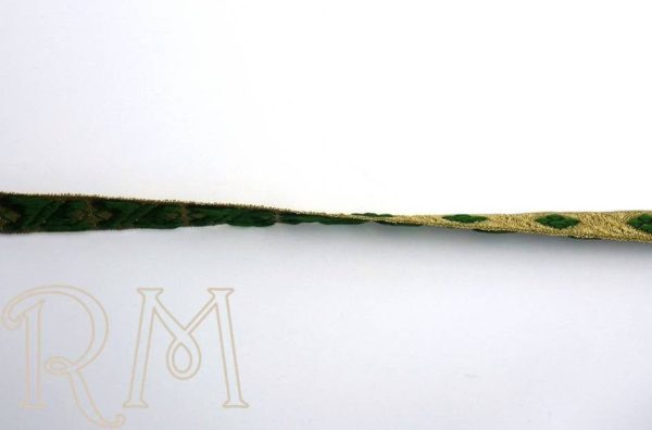 Galón metal y verde 1,5 cm