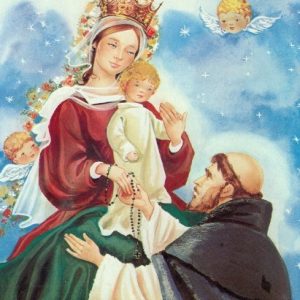 Santo Domingo y la Virgen del Rosario