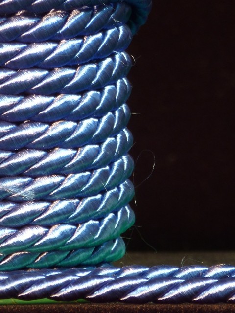 Cordón azul de 7 mm