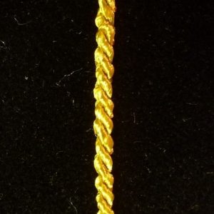 Cordón de rayón 2 mm ocre amarillo