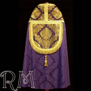 Capa pluvial morada modelo Santiago