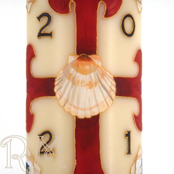 Cirio Pascual 2021 Año Santo conchas